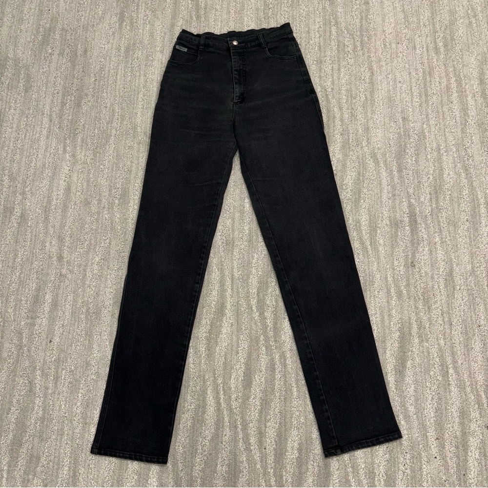 VTG Roper Women’s Black Bareback High Rise Straight Leg Western Jeans Sz 11